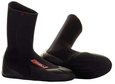 O' Neill Wetsuits Adulti Scarpe in Neoprene, Epic 5 Mm Boots, Unisex, Neoprenschuhe Epic 5 mm Boots, Black, 45