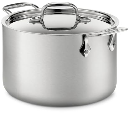 All-Clad 8701004138 Soup Pot, 18-10 Steel, Silver