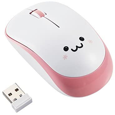 Elecom M-IR07DRSPN - Ratón (Ambidextro, Óptico, IrDA, 1200 DPI, Rosa, Blanco)