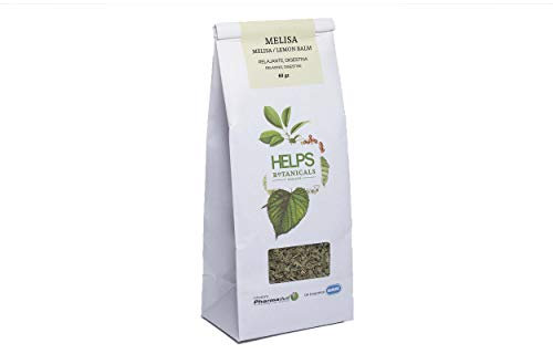 HELPS INFUSIONES - Infusión De Melisa A Granel. Mejora Digestiones Y Proporciona Relax. Bolsa Granel De 60 Gramos.