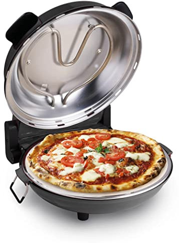 Forno pizza con termostato 1200W ceramic Innoliving INN-796B nero