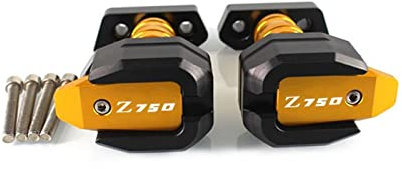APLUZ Für Kawasaki Für Z750 Für Z 750 2007-2012 2011 2010 Motorrad Fallschutz Rahmen Slider Verkleidung Schutz Anti Crash Pad Protector Sturzpad (Farbe : Gold)