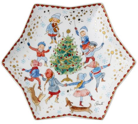 Hutschenreuther Sternschale 2023-Weihnachtsklänge 24 cm