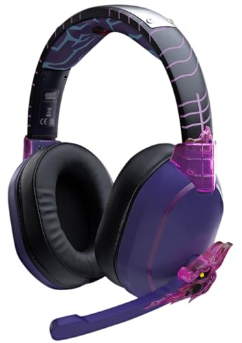 Lexip Sasuke Revenge Wireless Gaming Headset - Multi-Platform, Over-Ear, Bluetooth, Sound, Ideal for PS5 & Xbox, Detachable Mic, USB C