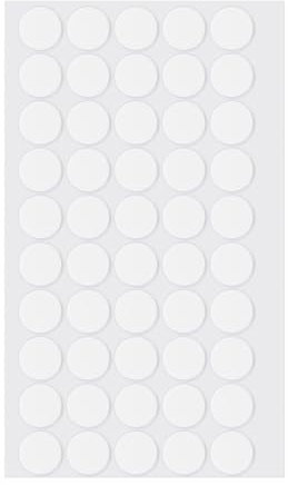 LLPT Doppelseitige Klebepunkte Transparente Runde | 50 Stück | 15MM | Entfernbare Nano-Aufkleber | Super Sticky Wasserfeste Keine Spuren | für DIY-Heimdekoration (ND050)