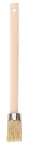 SOLUSTRE Cepillo Para Neumáticos Con Mango Curvo De Madera 12.6 Pulgadas Herramienta Para Limpieza Profunda Y Mantenimiento De Ruedas De Coche
