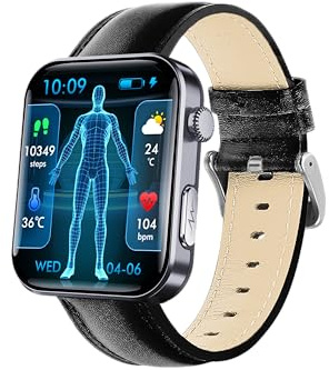 Healthy smart management watch,2.10HD Screen,With ECG, BMI, HRV, sleep other data monitoring. A watch with one-touch SOS function and fall detection,for health-conscious and fitness enthusiast