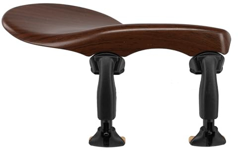 Wittner hakstöd Zuerich, sidohakstöd violin 4/4-3/4, högteknologisk plast, höjdjusterbart, lutning valbar, med skruvmejsel, rosenträfärgad, 258111P, Made in Germany
