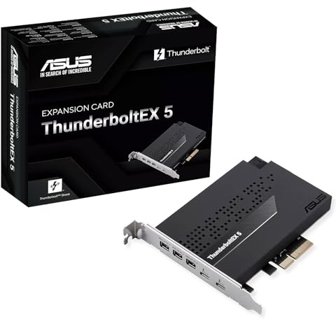 ASUS ThunderboltEX 5 scheda di interfaccia e adattatore Interno Mini DisplayPort, PCIe, USB 2.0, Thunderbolt 5 (THUNDERBOLT EX5)