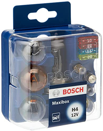 Bosch H4 Maxibox scatola di lampadine di ricambio, 12 V
