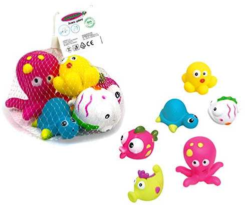 JAMARA 460616 Badespielzeug Meerestiere 6tlg