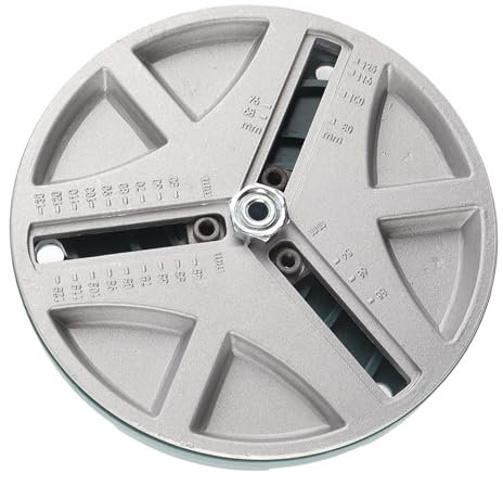 Sierra Perforadora Ajustable, Kit de Herramientas con Diámetro 4,5-13 cm, Broca de Posicionamiento, 3 Cuchillas de Corte, para Paneles de Yeso y Carpintería, Color Plata y Negro