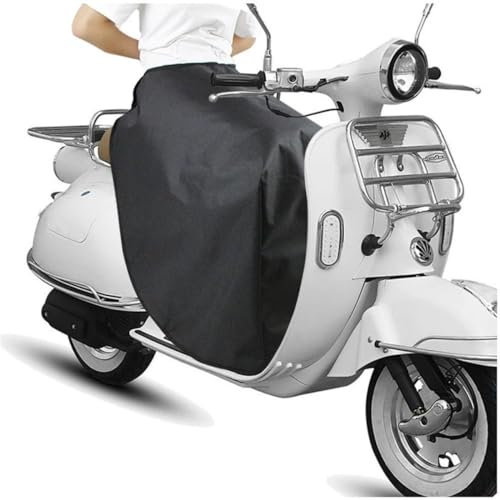 Recalma Tablier Scooter Universel, Jupe et Manchon Scooter Étanche, Protection Moto Homme Contre Pluie et Froid, Accessoires Coupe-Vent avec Bandes Réfléchissantes pour Scooter