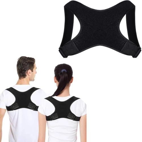 WUMZIRA Correttore Posturale, Fascia Posturale Spalle e Schiena Traspirante Regolabile, Correttore posturale, Fascia Posturale Spalle e Schiena Traspirante Regolabile, Posturale Correzione