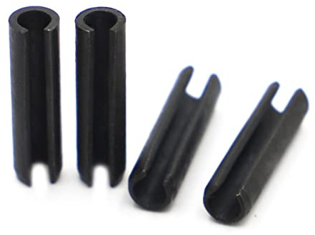 Perni a molla scanalati in acciaio inossidabile, Confezione di perni for involtini primavera con intaglio in acciaio al carbonio GB879 M1.5-M10(40mm,M3 50pcs)