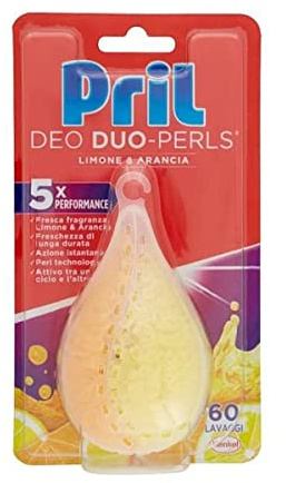 Pril Kraft-Gel Ultra deo-perls, désodorisant Lave-vaisselle au citron, 60 pièces