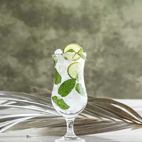 6 Gläser Fiesta Hurricane Cocktail Glas, Pina Colada