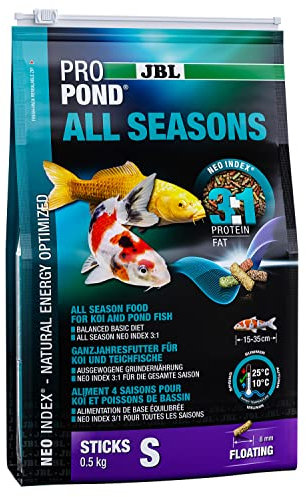JBL All-season feed for Koi, floating sticks, season feed, ProPondAll seasons