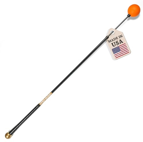 Orange Whip Ayuda del Entrenador De Swing De Golf De Tamaño Mediano para Mejorar El Ritmo, La Flexibilidad, El Equilibrio, El Tempo Y La Fuerza Hombres|43,5 