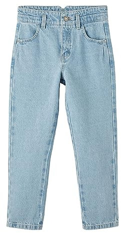 NAME IT Girl's NKFBELLA HW MOM AN Jeans 1092-DO NOOS Jeanshose, Light Blue Denim, 158