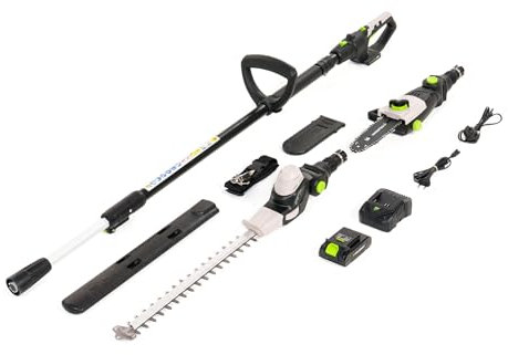Murray Cortasetos & Motosierra Telescópica 2-en-1 con Batería MU-Bat-MM-CSHT-Kit – 20V, 3Ah, Hoja de Corte 40 cm, Guía de Sierra 20 cm, Sistema SDS, Inclinable, Alcance 330 cm