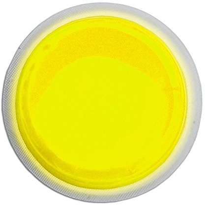 Cyalume LightShape - Caja de 10 marcadores circulares luminosos, 4 horas, color amarillo