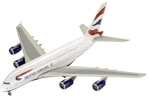 Revell 03922 Airbus A380-800 British Airways 1:144 Scale Unbuilt/Unpainted Plastic Model Kit