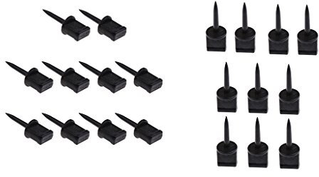 Perfeclan 20pcs Plastikbogenschießen Ziel Stifte Nagel
