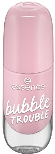 Essence Gel Nail Colour, Gel Polish, No. 04 Bubble Tube, Pink, Express Result, Long-Lasting, Colour-Intense, Gely, Shiny, No Acetone, Vegan, Microplastic Particles Free (8 ml)