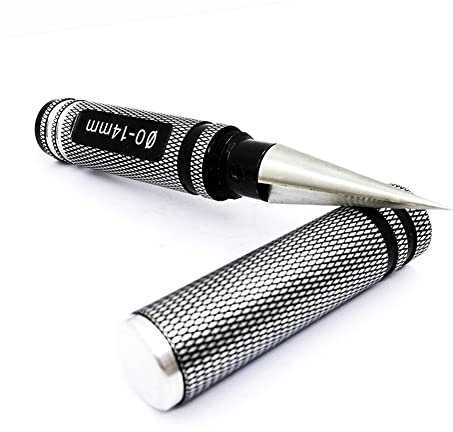 Stronrive Escariador de carrocería RC - Escariador abridor de Orificios de Acero Inoxidable expansible 0-14 mm - Útiles Herramientas de Recorte de Lexan para carrocería de Coche RC Resistente