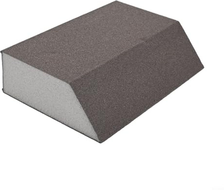 Bloc éponge de ponçage flexible grain 60240 pour le polissage du carrelage mural, utilisation humide et sèche, convient pour le travail du bois, du métal, de la peinture et du plastique (grain 220)