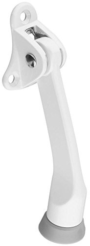 National Hardware N248-435 V238 Kickdown Door Stop in White