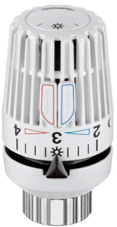Buderus/Heimeier Thermostatkopf VK 9710-24.500 Festfühler für Klemmanschluss