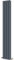 Radbliss Oval Column Vertical Radiator 1600x236mm Anthracite Double Central Heating Upright Tall Designer RAD