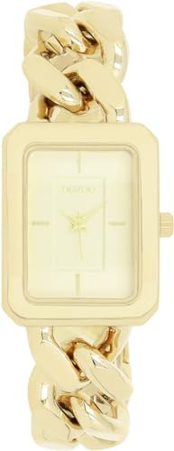 Oozoo - Timepieces Damen Uhr Gold | Armbanduhr Damen mit Metallarmband | Moderne Uhr für Frauen - Edle Analog Damenuhr in Rechteckig C11273 (24mm)