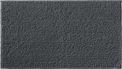 REDBEST Badematte Monrovia dunkelgrau Größe 70x120 cm
