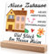Geschenk zum Einzug Wohnung, Einweihungsgeschenk Haus Acryl Heimat Dekoration, Neues Zuhause Geschenk - Viel Gluck Im Neuen Zuhause, Einzugsgeschenke Wohnung für Weihnachten(E)