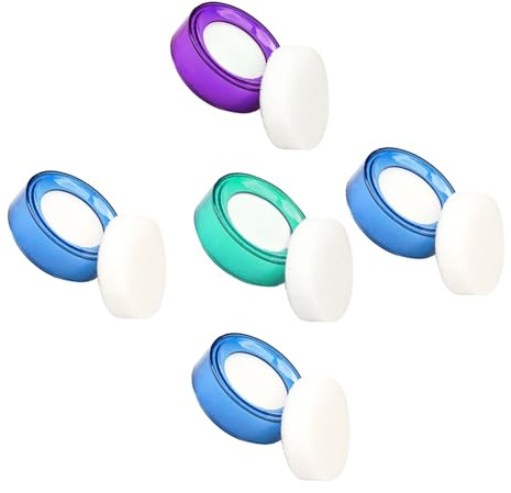 CIYODO 5pcs Sponge Box Finger Wetters for Cash Counting Bank Money Accessories Office Supplies Random Color
