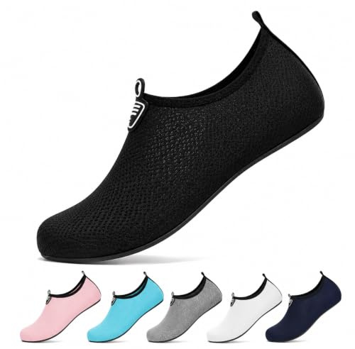 ADUDVLO Beach Shoes Water Shoes Women Men Quick Dry Sea Shoe Breathable Aqua Swim Shoe Lightweight Barefoot