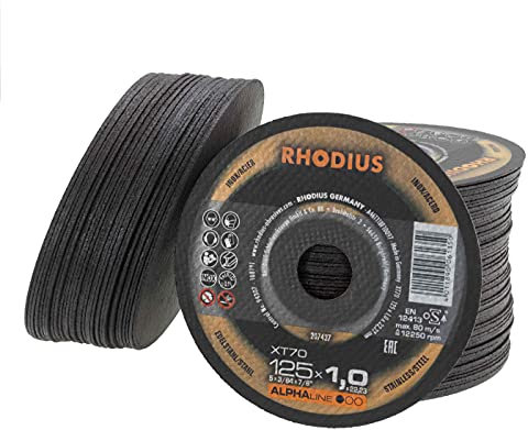 RHODIUS Alpha 100 Stück Trennscheiben Inox 125x1,0x22,23mm