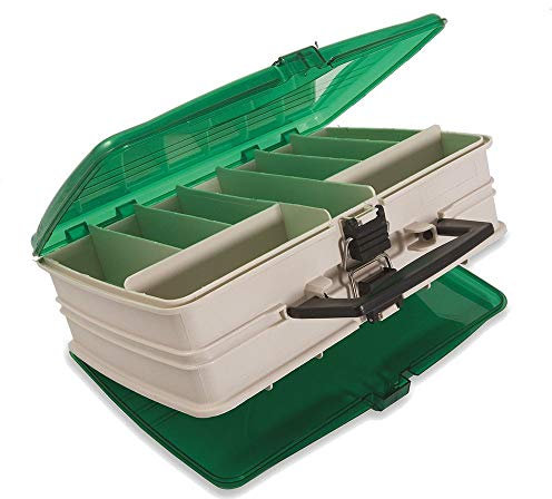Angelbox mit 2 Deckeln, Grün, 32 x 21 x 11 cm