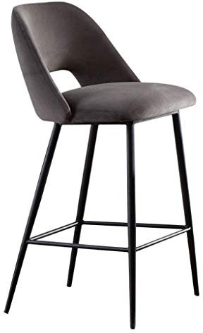 Barhocker Modern Metall Theke Stuhl Barhocker Startseite Soft Velvet LOFT Bar Stuhl for Küche |Pub |Café Essen Hocker Max.Laden 200kg Sitzhöhe: 60 cm