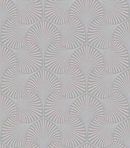Holden Decor Varano Slate 36012 Wallpaper Rose Gold