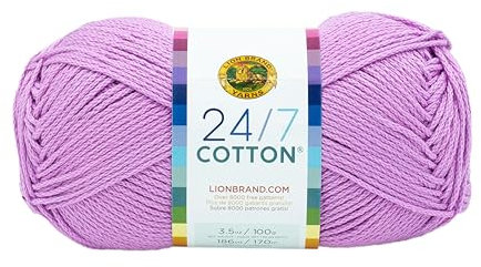 Lion Brand 24/7 Cotton Yarn-Orchid 761-145