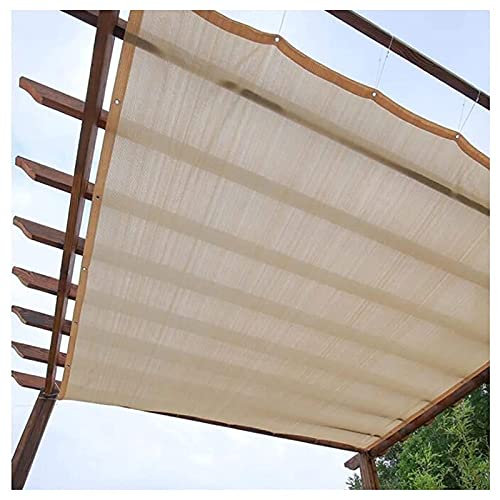Shade Sail Rectangle 1x1m,2x3m Sun Shade Sail Outdoor Canopy Awning Block Patio and Pergola Cover,Sand color 1m,2m,3m,4m)