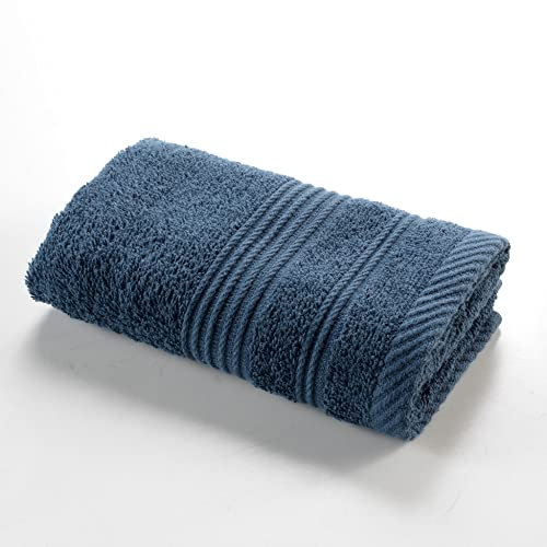 Douceur d'Intérieur, Gästehandtuch (30 x 50 cm), Saphir, Frottee, einfarbig