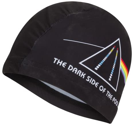 IMSPIRA Gorro Piscina Tela Negro Hombre Mujer Niño Gorra Natacion Unisex Pink Floyd Aquagym Mujer Waterpolo Accesorios Piscina Entrenamiento Secado Rapido Fitness Adultos Nadar Rock Fans