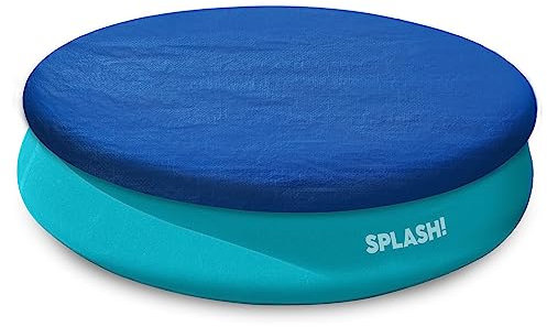 Splash! AquaRing Pool Cover - 8ft & 10ft | Durable and Efficient Protection for Your Pool | Keep Water Clean and Clear From Dust Debries - UV Light Protection (10ft)