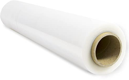 Film Transparente para Embalar, Film Transparente, Papel Film, Rollo de Plastico Protector Muebles, Cajas Mudanza, Plastico Cubretodo 50cm x 300m estirables - SIDI (1 und, Transparente)