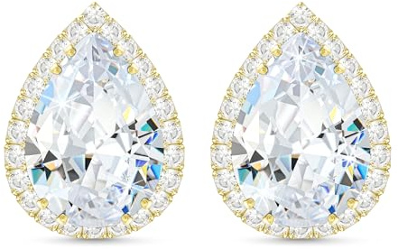 Linawe Accesorios para pendientes para mujer, pendientes de joyería moderna con diamantes sin níquel, joyas de boda